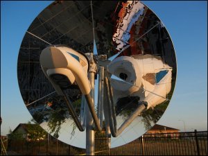PNNL's parabolic dish to produce syngas PNNL's parabolic dish to produce syngas